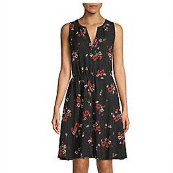 Rebecca Taylor Marguerite Sleeveless ditsy floral bohemian summer dress size 6 - Picture 2 of 12